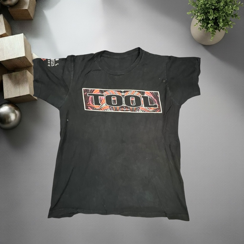 Tool Band T-Shirt Alex Grey Art Black Short Sleeve 2015 Grunge Y2K Style